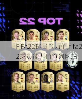 FIFA22球员能力值,fifa22球员能力值查询网站