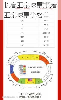 长春亚泰球票,长春亚泰球票价格