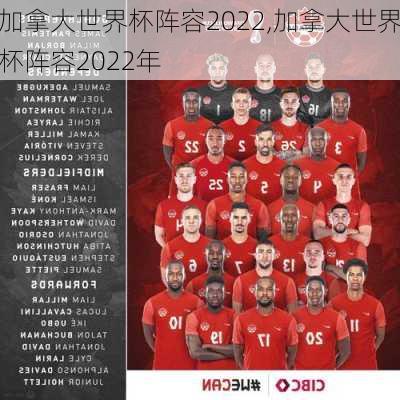 加拿大世界杯阵容2022,加拿大世界杯阵容2022年